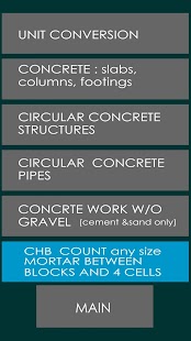 concrete materials estimator Screenshots 1