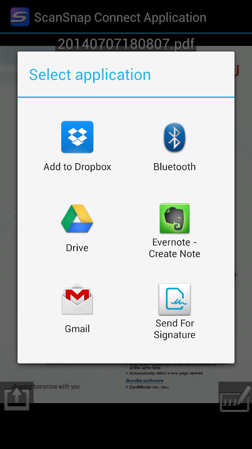 ScanSnap Connect Application. Android Apps on Google Play