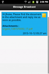 Message Broadcast Screenshots 1