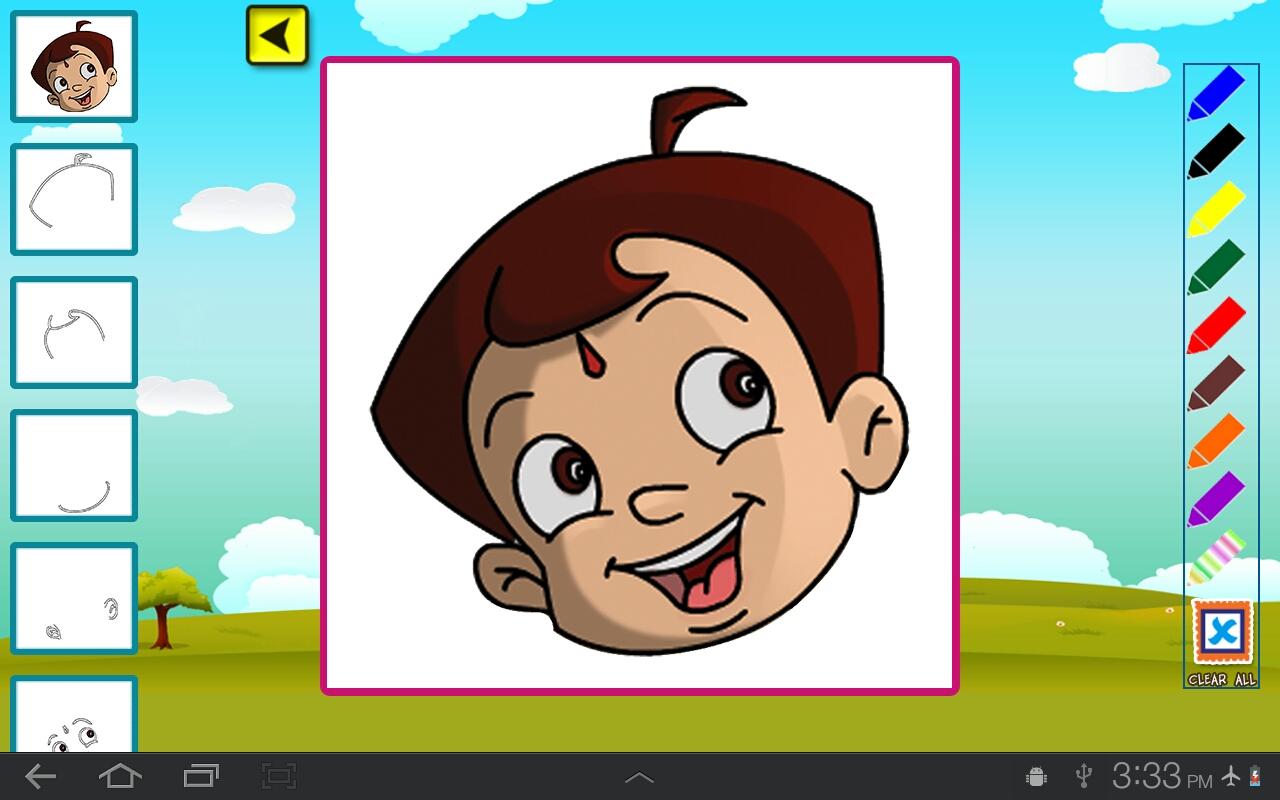 Draw & Color Chhota Bheem screenshot