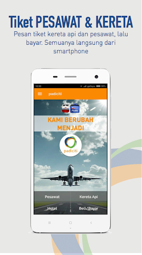 Tiket Kereta Api - PADICITI