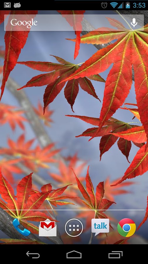 Autumn Tree Live Wallpaper - screenshot