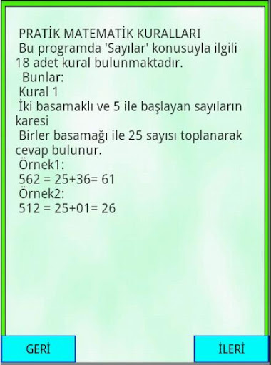 【免費教育App】Matematik Kuralları Sayılar-APP點子