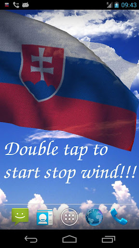 3D Slovakia Flag LWP +