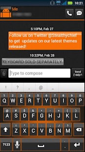 How to download GO SMS Clean Orange Theme 1.1 apk for laptop