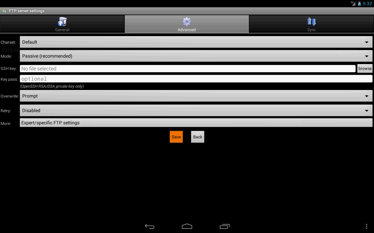 AndFTP Android
