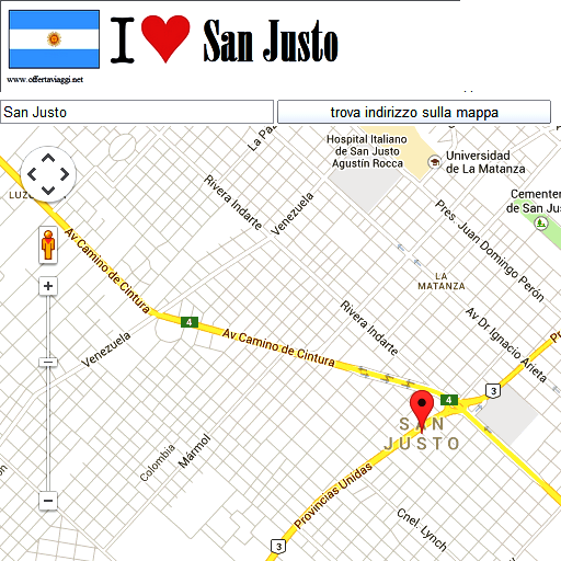 San Justo maps