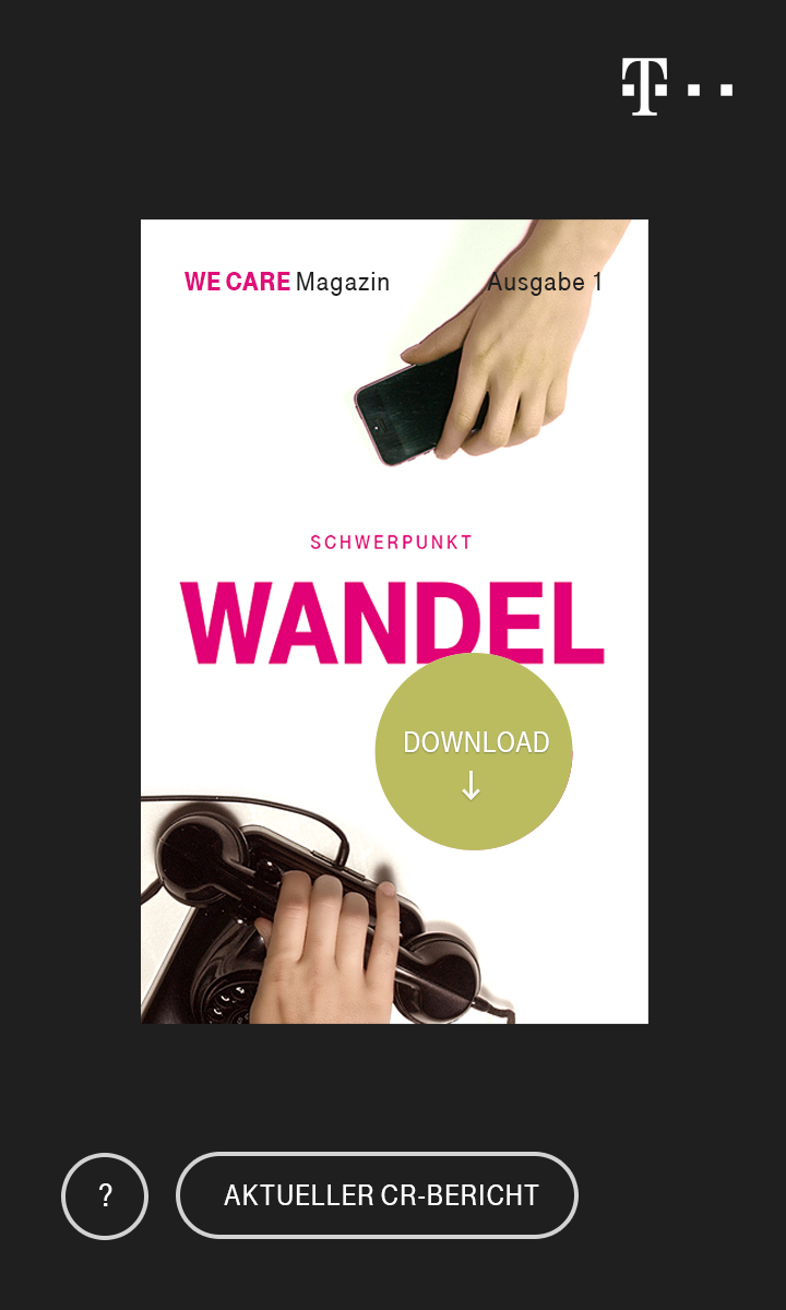 Android application We Care Magazin screenshort