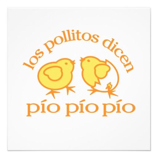 chicks say pio pio