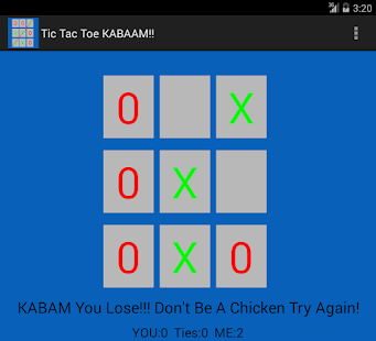 Tic Tac Toe Kabam Screenshots 0