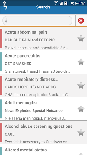 【免費教育App】Differential Dx Mnemonics-APP點子