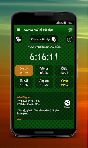 Prayer Times - Turkey