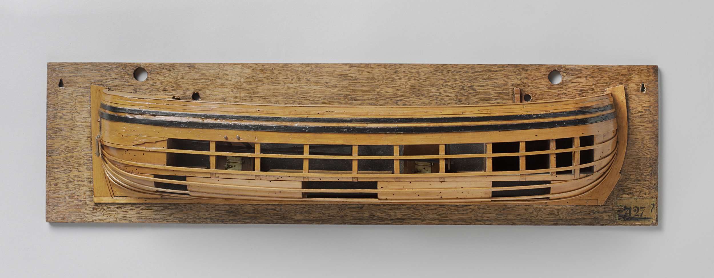 Half Model of a Fireship