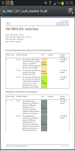 Audit Risk- ISO 50001:2011