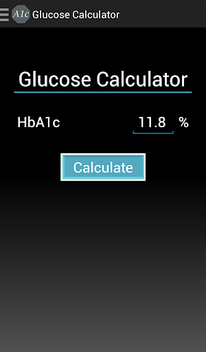Glucose Calculator