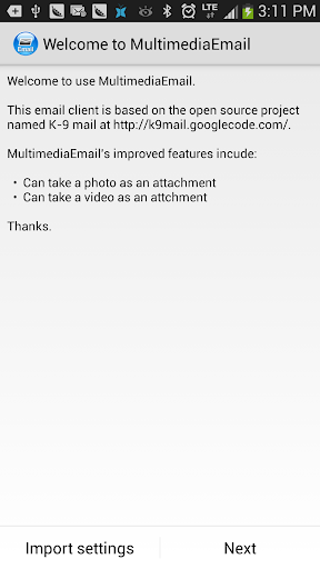 Multimedia Email Client