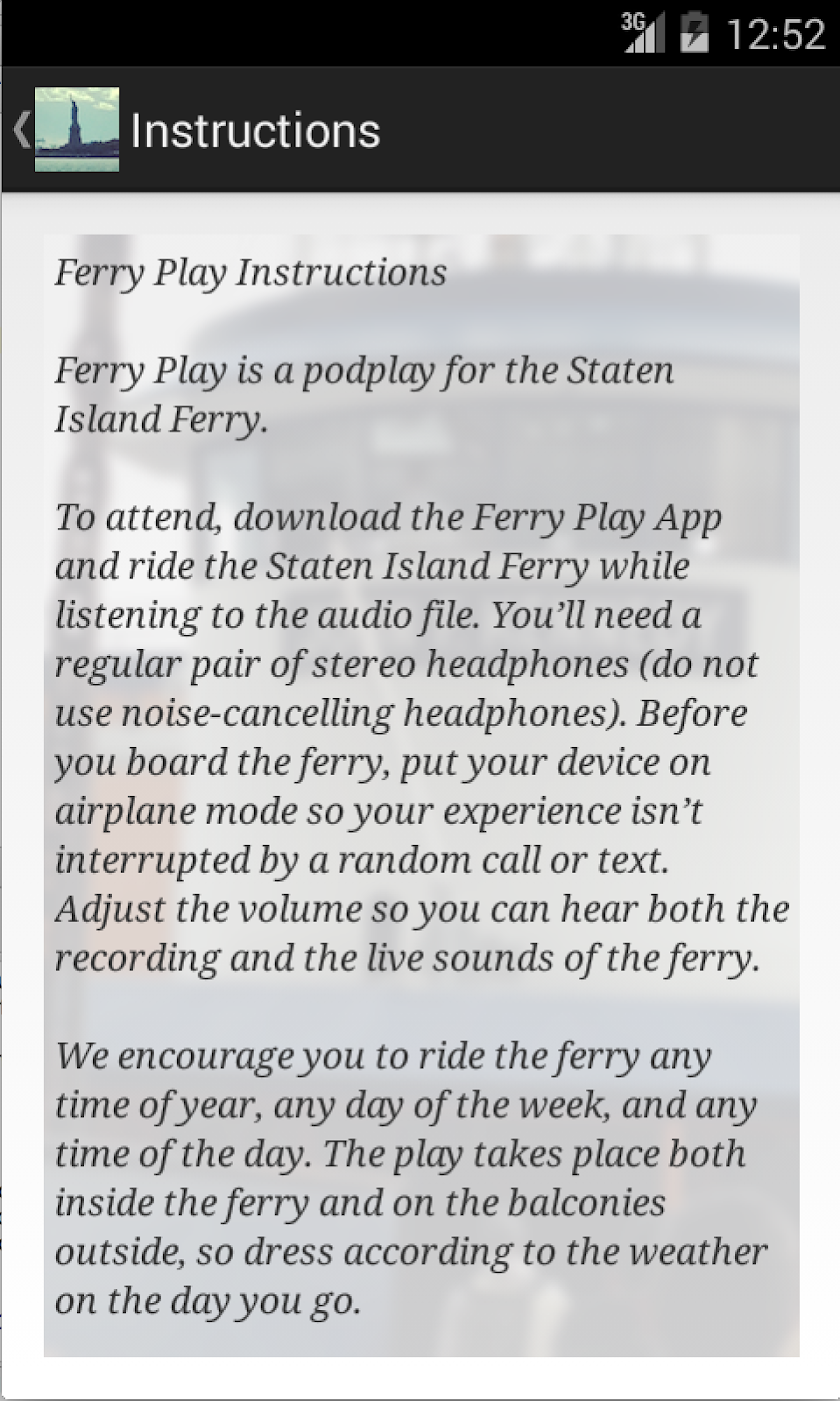 Ferry Play Screen 2