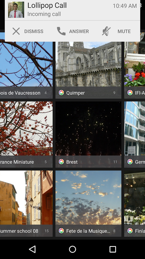 L-Call - Lollipop call style - screenshot