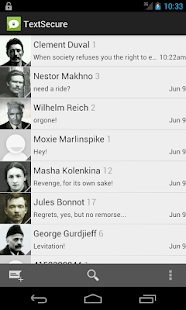 TextSecure :: Private SMS/MMS - screenshot thumbnail