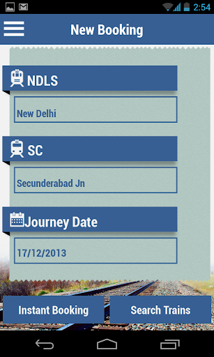 Indian Rail SMS Booking