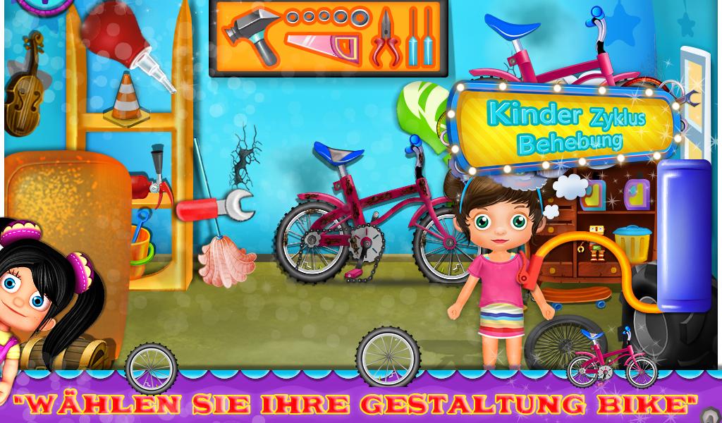 Android application Kids Cycle Repairing screenshort