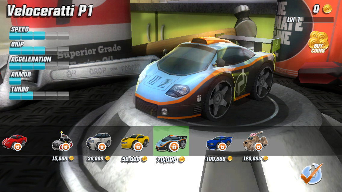 Table Top Racing Livre - screenshot