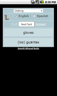 Free Spanish - English Flash Cards APK for Android