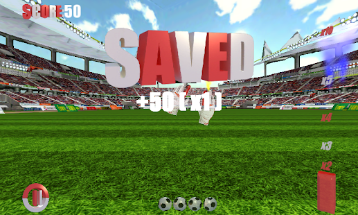 Fußballspiele Torwart 3D Screen 3