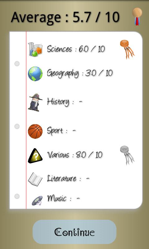 Quiz Class Full -Trivia Game Screen 2