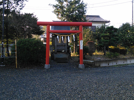 見川稲荷神社 鳥居(紅)