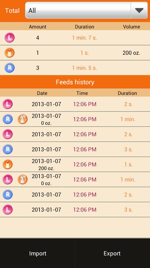 Breastfeeding - key Screen 3
