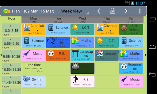 Family Timetable