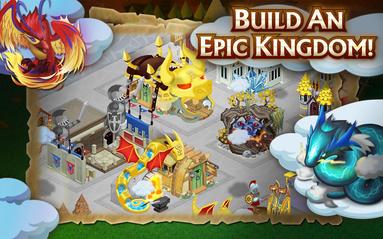 knights and dragons play figures