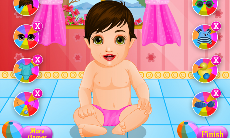 Cute baby dressup Screen 2