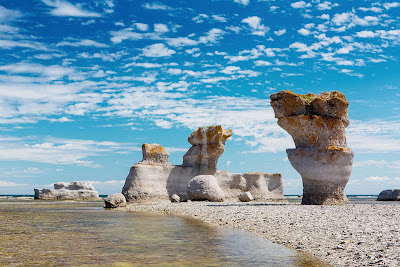 Mingan Archipelago National Park Reserve in Havre-Saint-Pierre, along the north shore of the St. Lawrence River in Canada.
