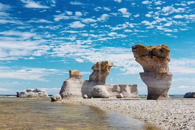 Mingan Archipelago National Park Reserve in Havre-Saint-Pierre, along the north shore of the St. Lawrence River in Canada.