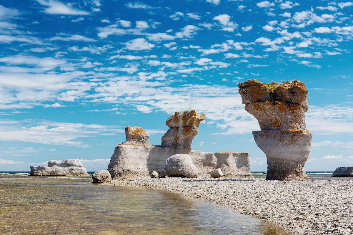 Havre-Saint-Pierre-national-park - Mingan Archipelago National Park Reserve in Havre-Saint-Pierre, along the north shore of the St. Lawrence River in Canada.