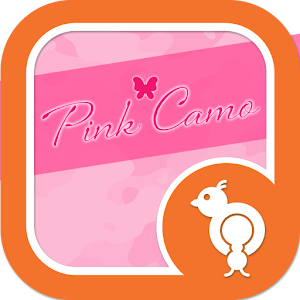 Pink Camo Theme Go SMS