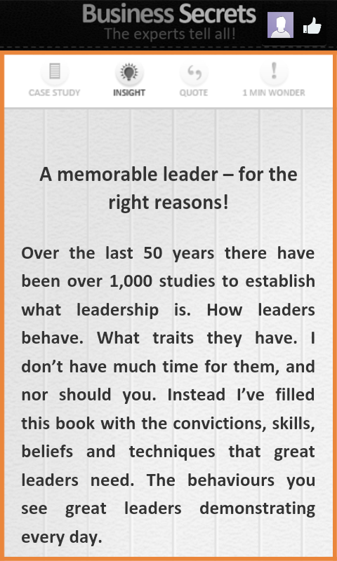 Business Secrets Screen 3