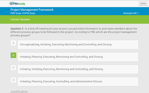 PMstudy ChapterTest - screenshot thumbnail
