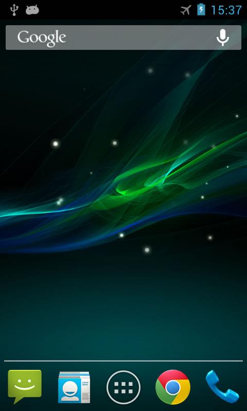 Android application Wave Z Live Wallpaper screenshort