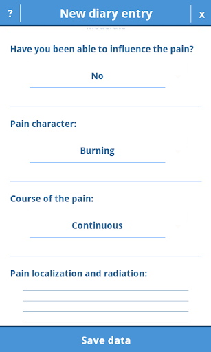 【免費醫療App】Pain diary TRAIL-APP點子