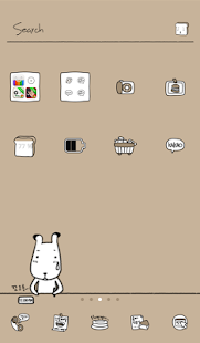 Lastest Hungry dog Dodol Theme APK for PC