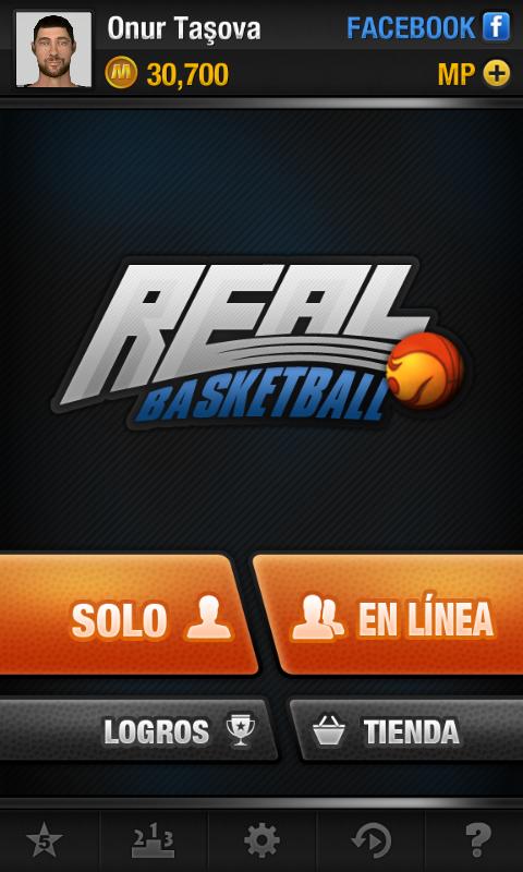 Android application Real Basketball screenshort