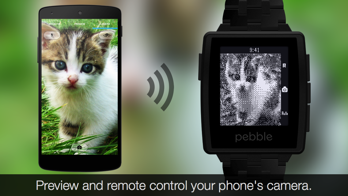 Android application PebbleCam screenshort