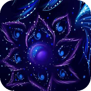 Marvelous blue flower LWP 1.0