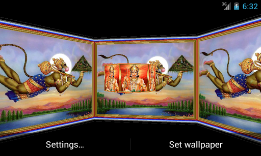 Veer Hanuman 3D Live Wallpaper
