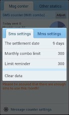 GO SMS Pro Message Counter