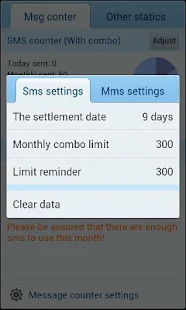 GO SMS Pro Message Counter - screenshot thumbnail