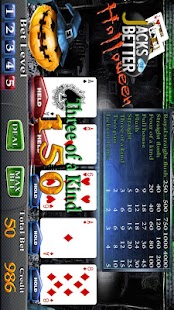Halloween Poker Slot Machine Screenshots 2